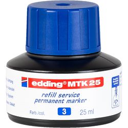 Recharge encre edding mtk25 25ml bleu 25 ml