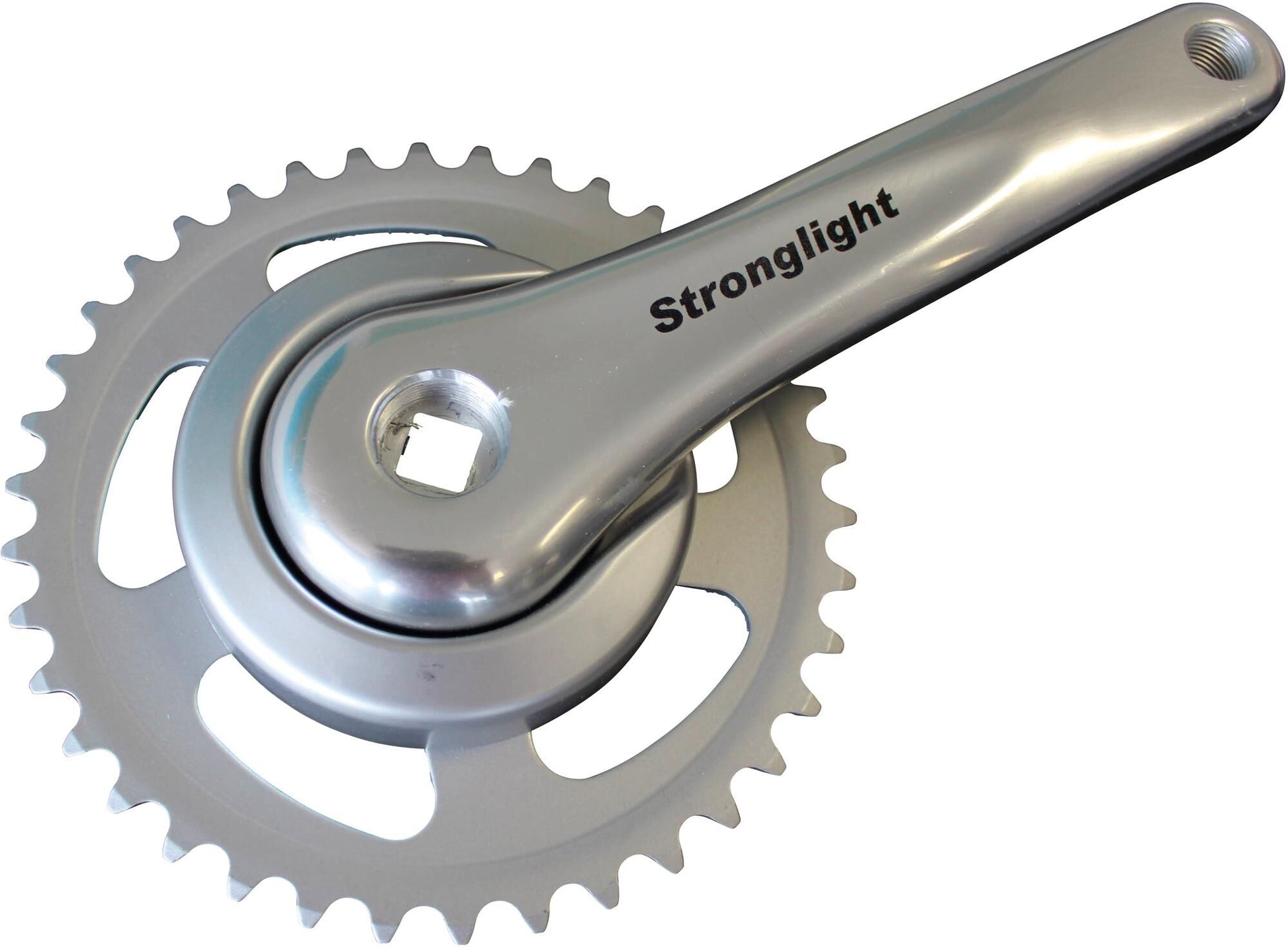Stronglight Cranket Strongl.Earth 38T 170 mm Sil.