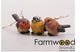 Pendentif animaux de ferme oiseau polystone 5,6x3x4cm