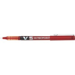 Roller pilote hi-tecpoint v5 0,3mm rouge