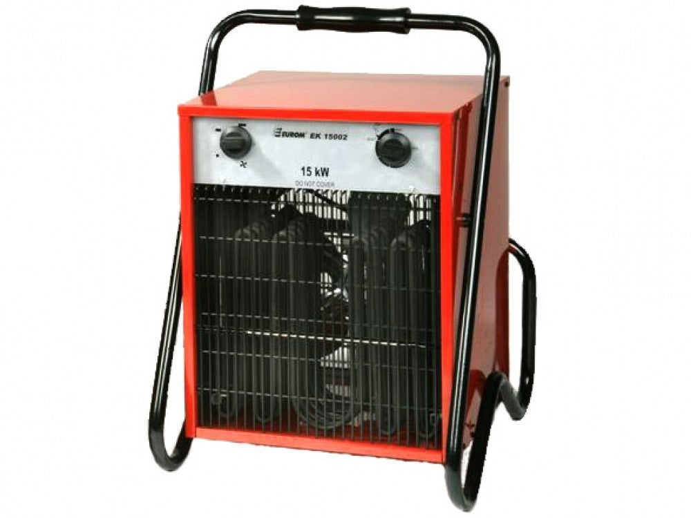 Chauffage électrique Eurom ek 15002 15000 watts avec câble et prise sur courant triphasé - 332711