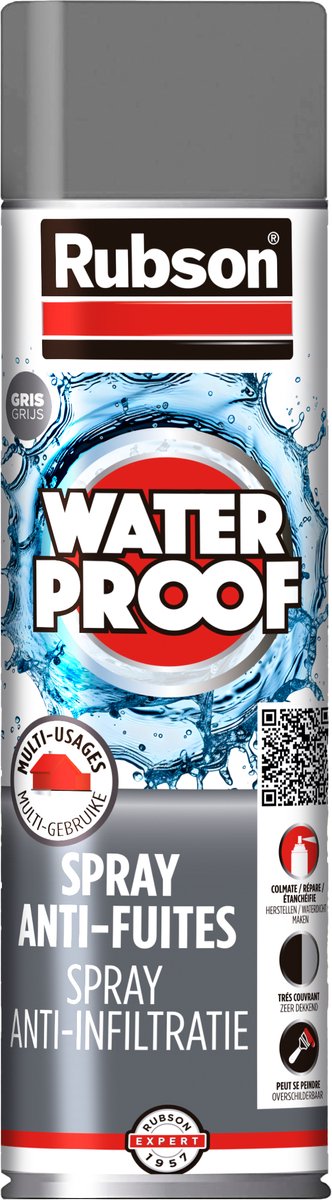 Rubson 1062665 - aquablock gris 300ml | 2 pièces