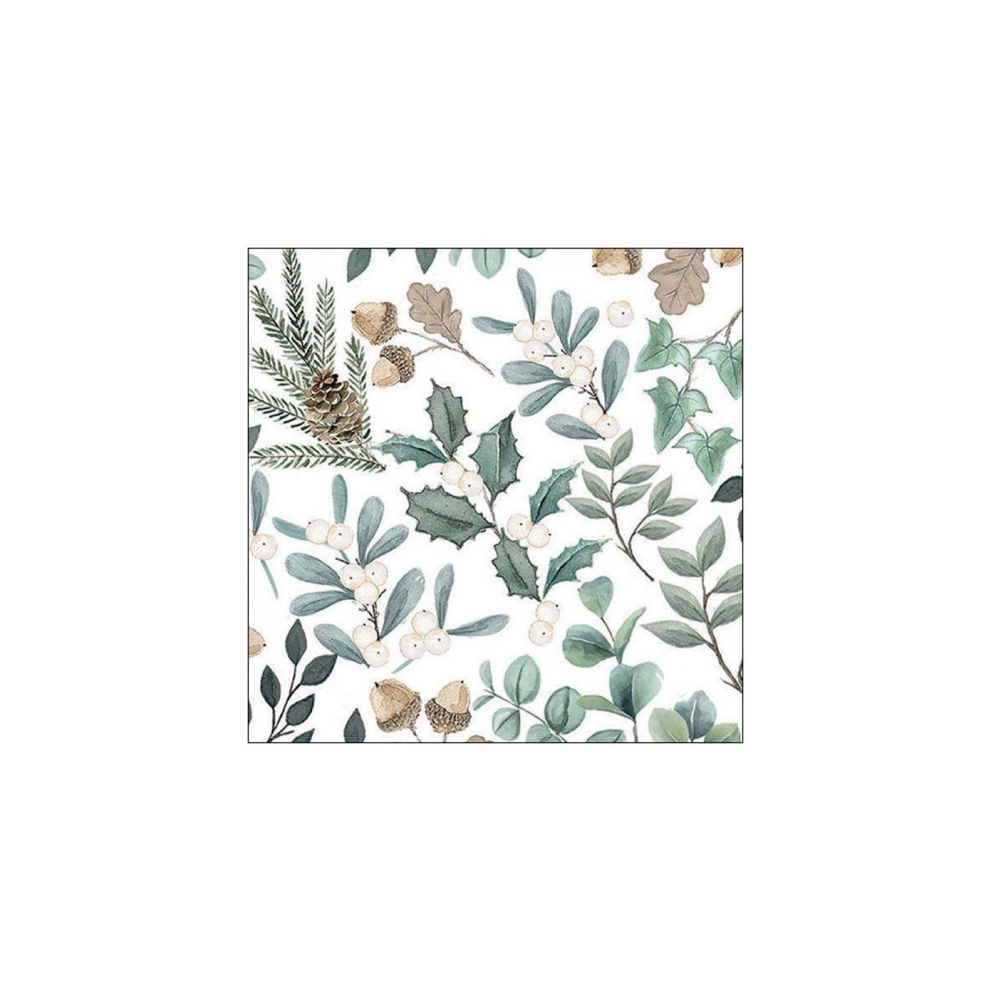 Serviettes Ambiente 33cm feuilles
