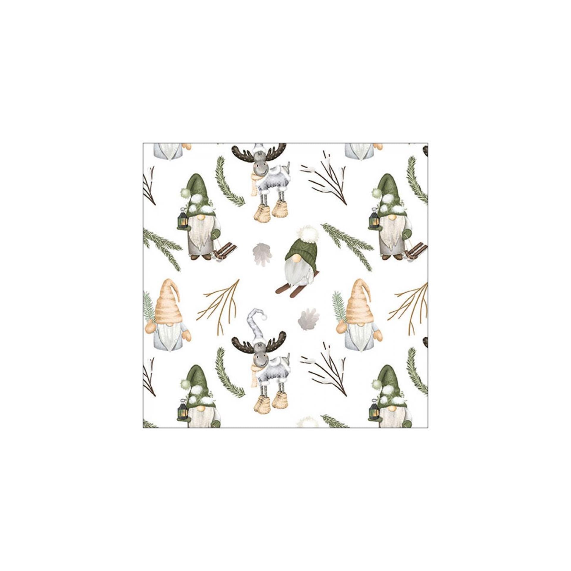 Serviettes Ambiente 33cm nains des forêts