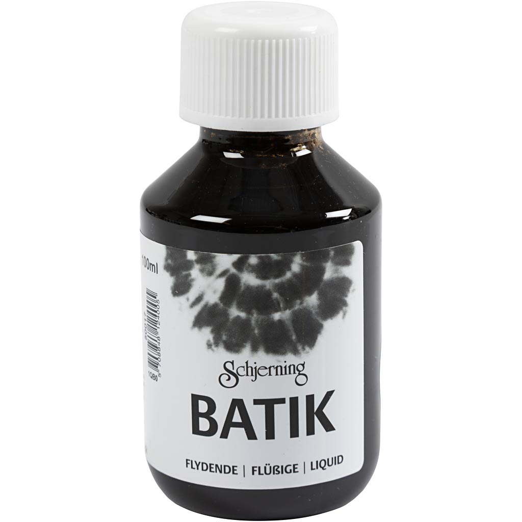 Peinture batik Schjerning, noire, 100 ml 1 bouteille