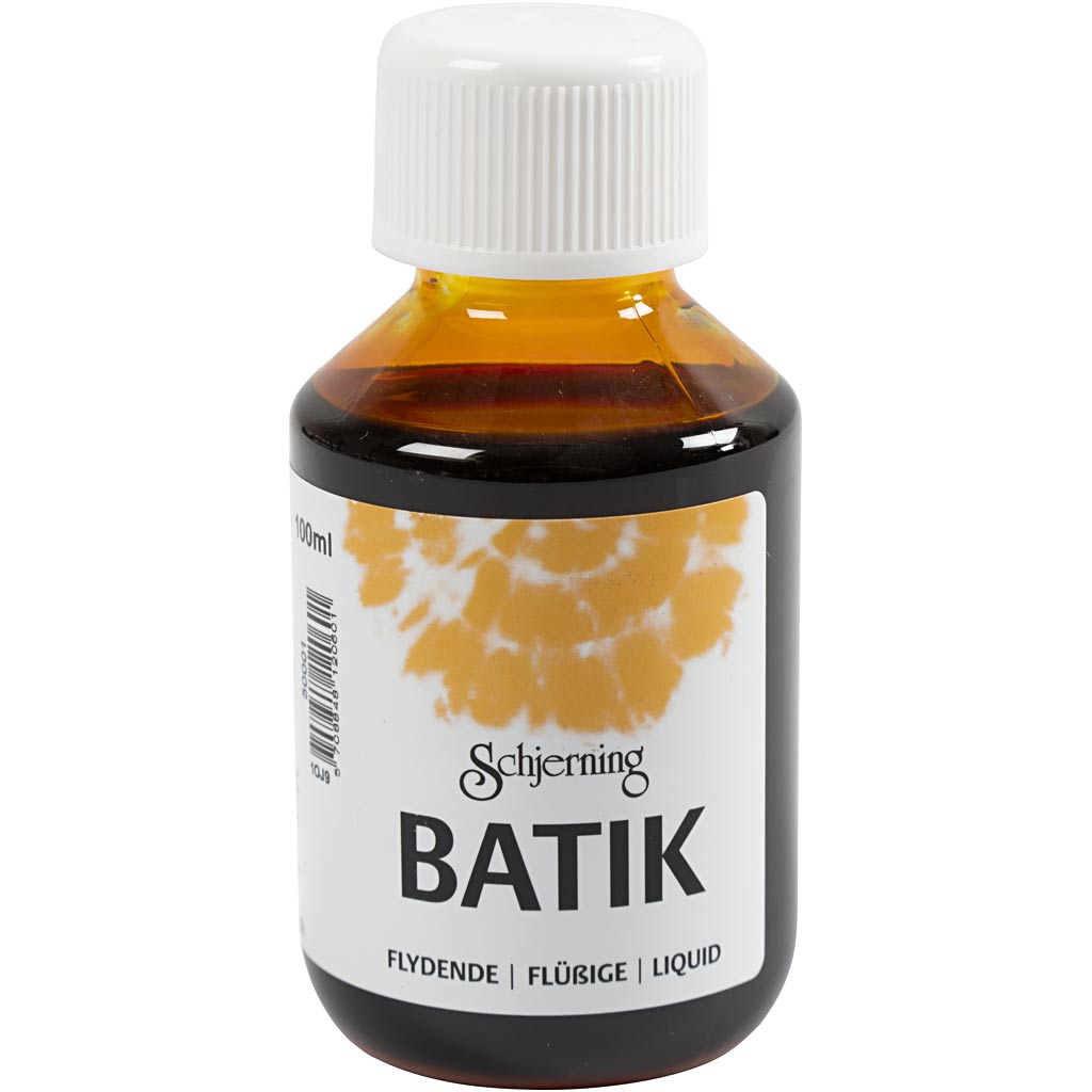 Peinture batik Schjerning, jaune orangé, 100 ml 1 bouteille