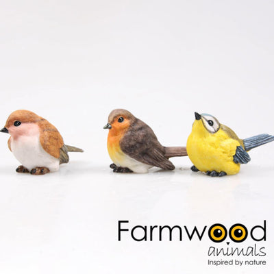 Animaux de la ferme oiseau des bois de ferme 8x3,5x5cm