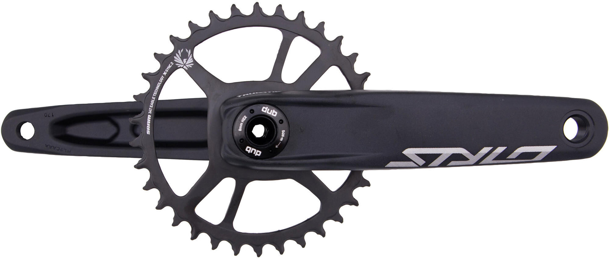 Pédalier Truvativ stylo 6k aigle pédalier stylo 6k aigle 170mm
