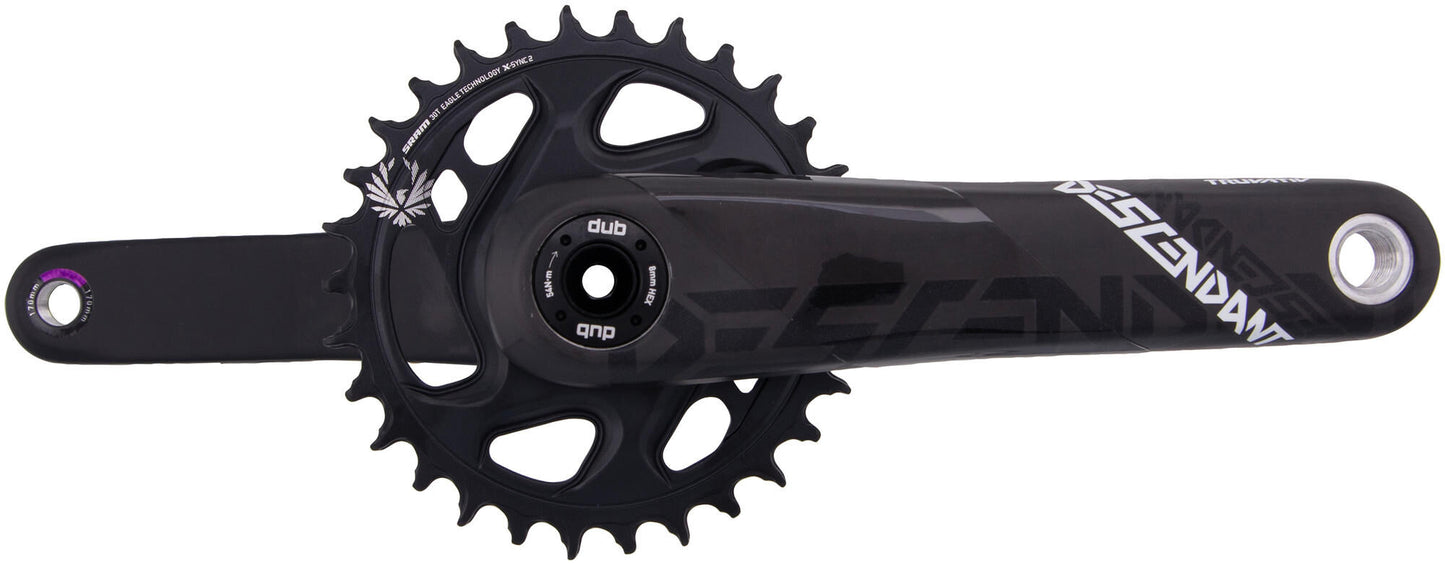 TRATVATIV CRANKSET DESCEN. Carbon Eagle 30T 170 mm