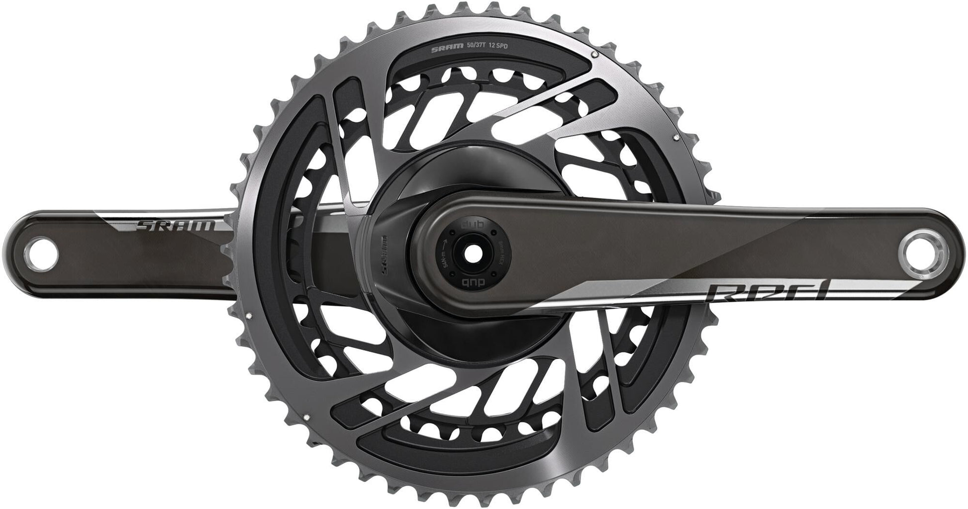 SRAM CRANKET RED AXS Dub 37 50T. Alu de carbone