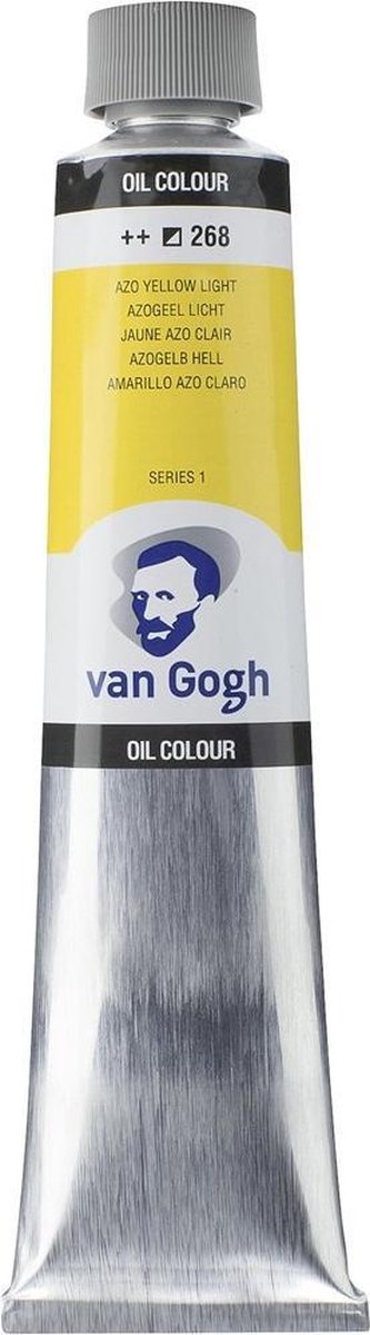Peinture à l'huile Van Gogh tube 200 ml jaune azoïque clair 268
