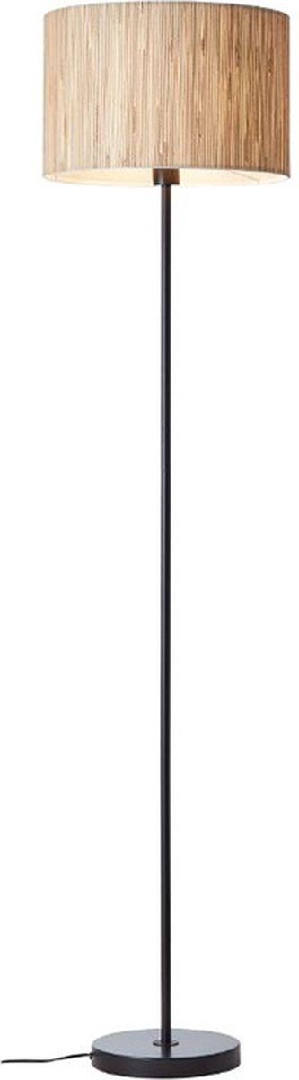 Brilliant wimea - lampadaire - e27 max 1x42w - noir naturel