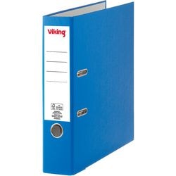 Etiquette autocollante dépliant viking bleu