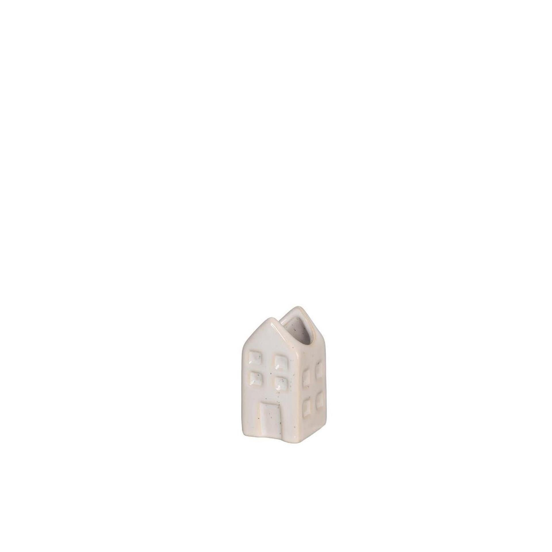 Idées 4 saisons vase à fleurs maison amsterdam crème 3x3x6cm