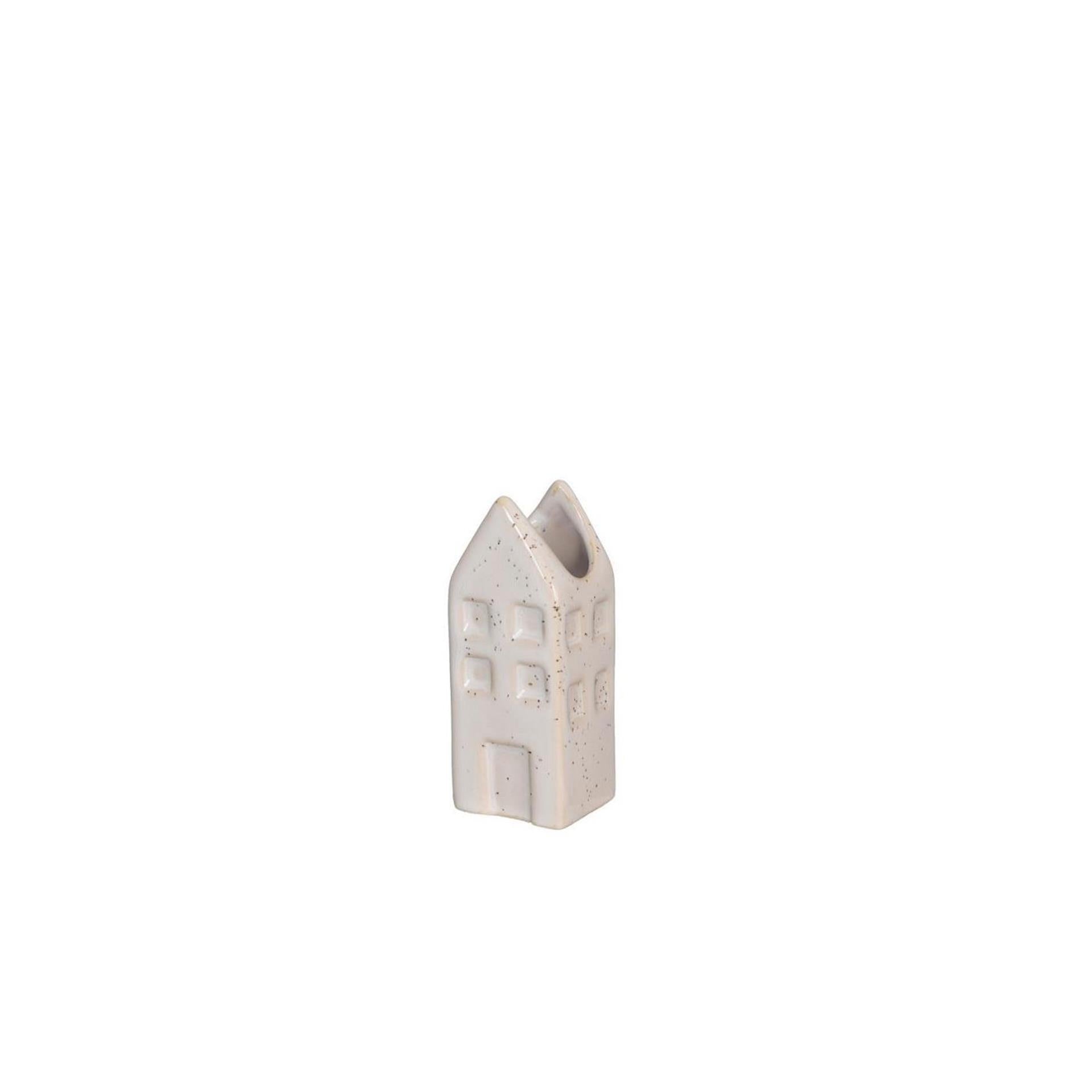Idées 4 saisons vase à fleurs maison amsterdam crème 3x3x8cm