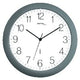 Horloge murale technoline wt8000 30cm argent blanc
