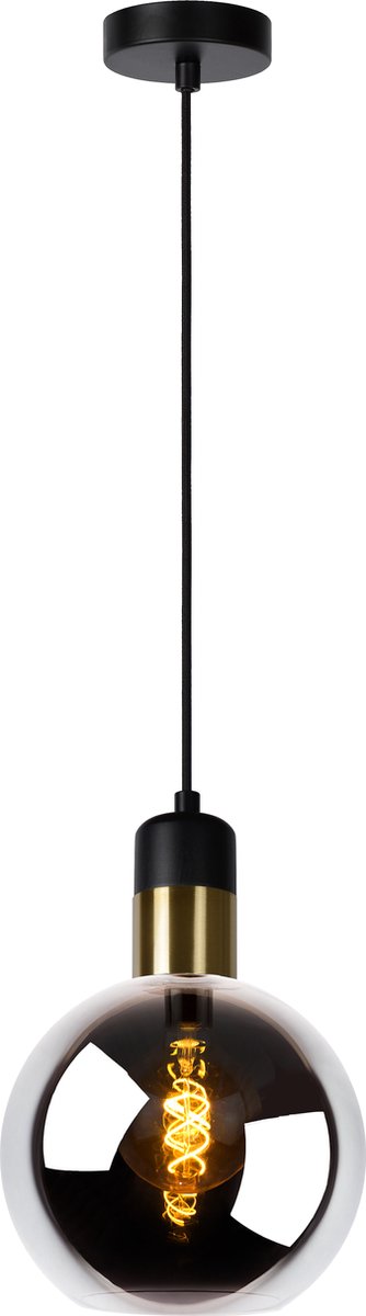 Lucide julius - suspension - ø 20 cm - 1xe27 - fumé