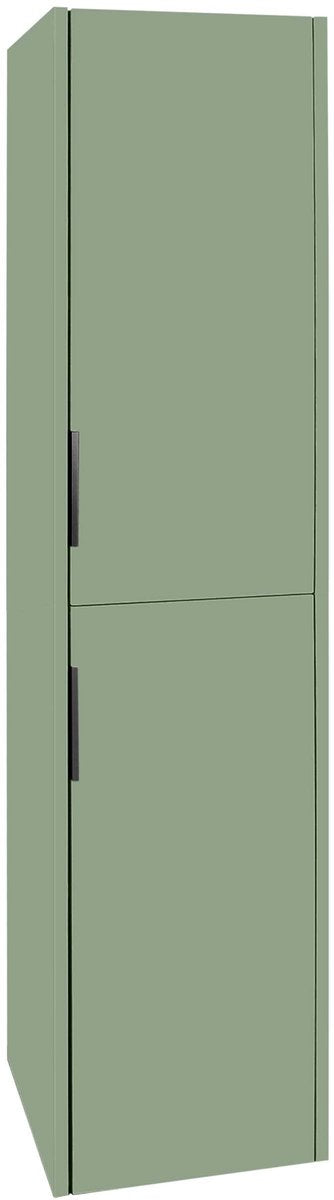 Differnz bolo armoire haute 35x160x35cm panneau fsc mfc bois vert mat