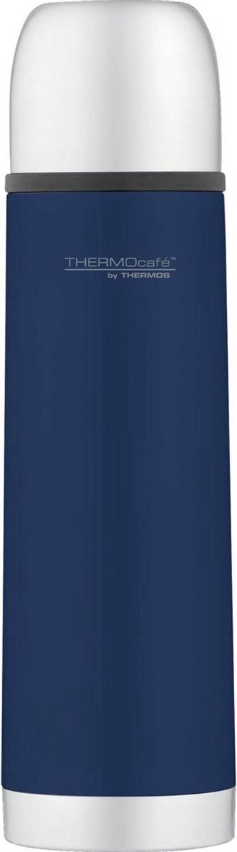 Bouteille thermos soft touch - 0,5 litre - bleue