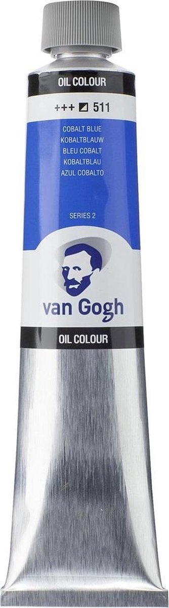 Peinture à l'huile Van Gogh tube 200 ml bleu cobalt 511