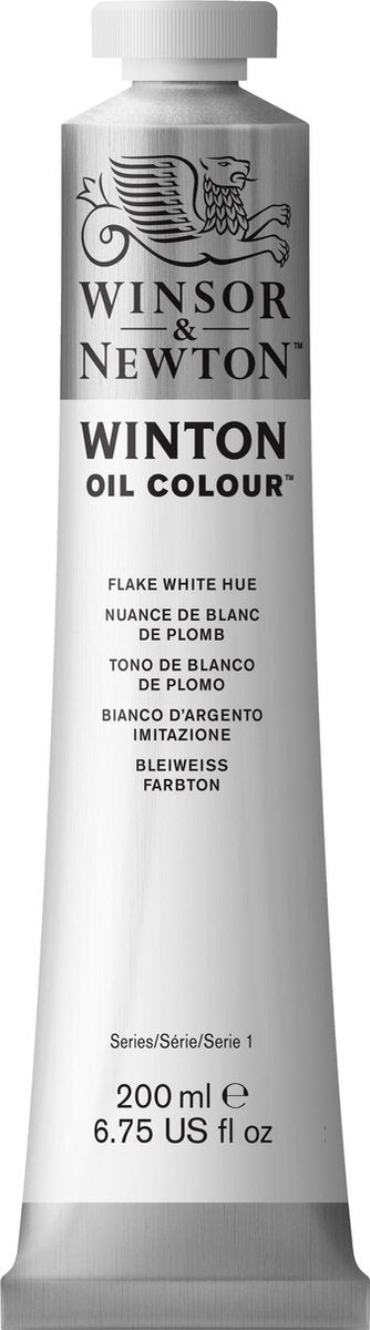 Winsor Newton Winton couleurs à l'huile 200 ml teinte blanche en flocons