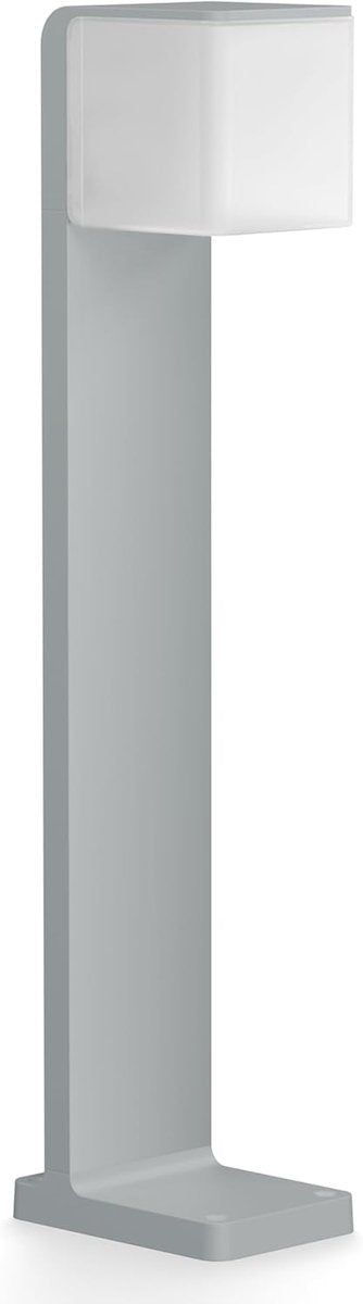 Steinel lampe d'extérieur à capteur gl 80 led ihf cubo argent