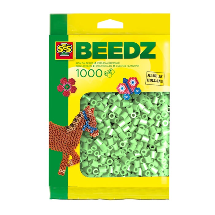 SES Perles de repassage - Green de menthe, 1000st.