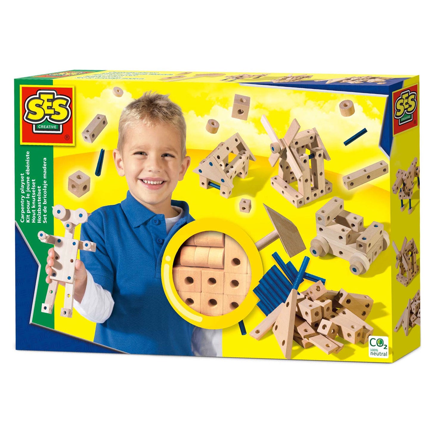 Ensemble d'artisanat en bois ses