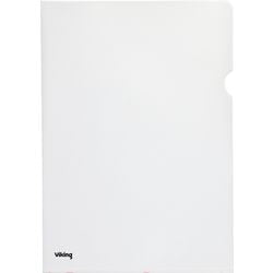 Dossiers en L premium od pp a5 120 microns transparent mat poignée de pouce antistatique