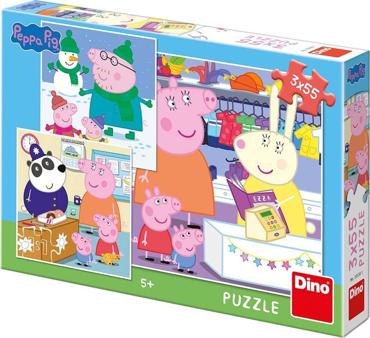 Puzzle 3 Aventures de 3 x 55 pièces