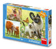 Dinotoys Dino Children's Puzzle With Dog Poes and Vows - 3 x 55 pièces