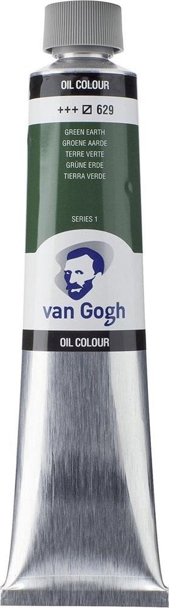 Peinture à l'huile Van Gogh tube 200 ml terre verte 629