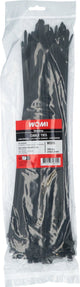 Attaches de câble Womi 370x4,8 mm noir – 100 pièces – nylon solide – fermeture fiable – haute résistance à la traction