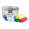 Creall Suppersoft Clay 5 couleurs, 1750gr.
