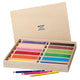 Crayons de couleur Creall maxi dans la boîte de rangement, 147dlg.