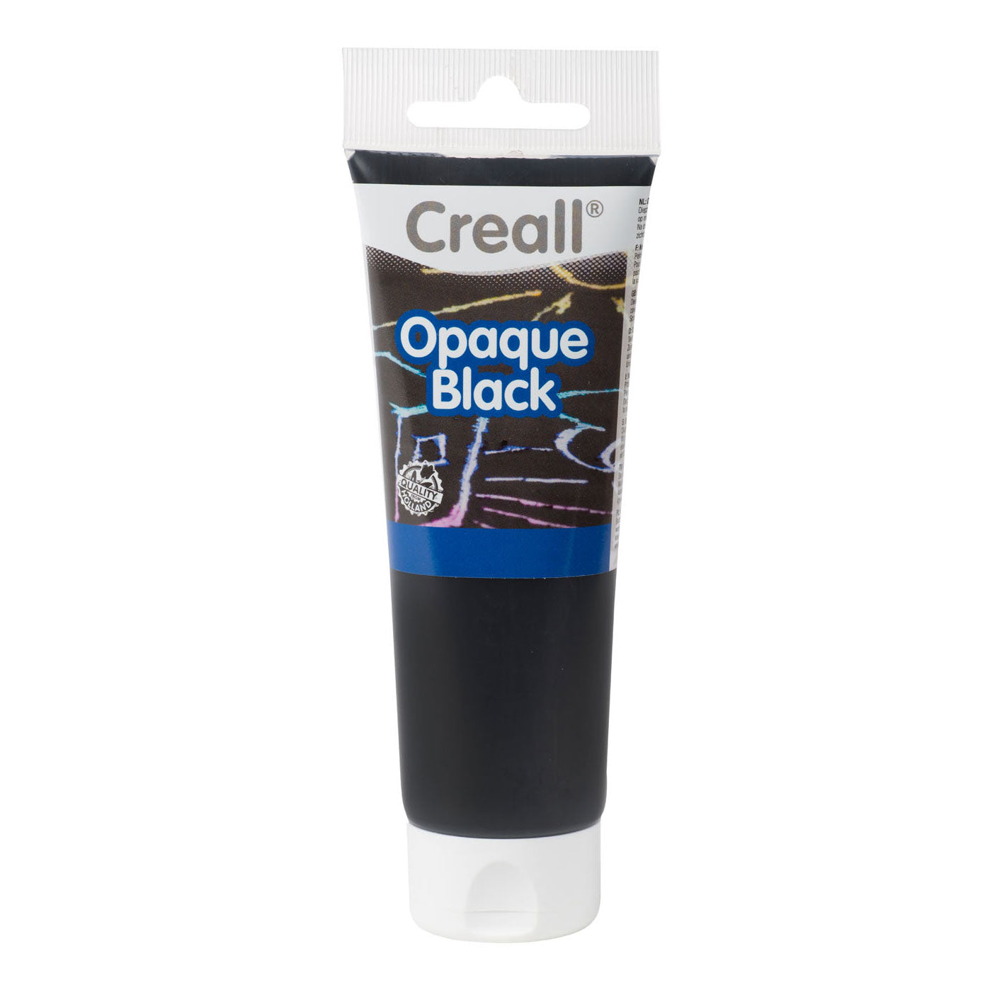 Peinture opaque creall noire, 120 ml