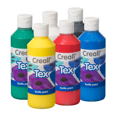 Peinture textile creall, 6x250 ml