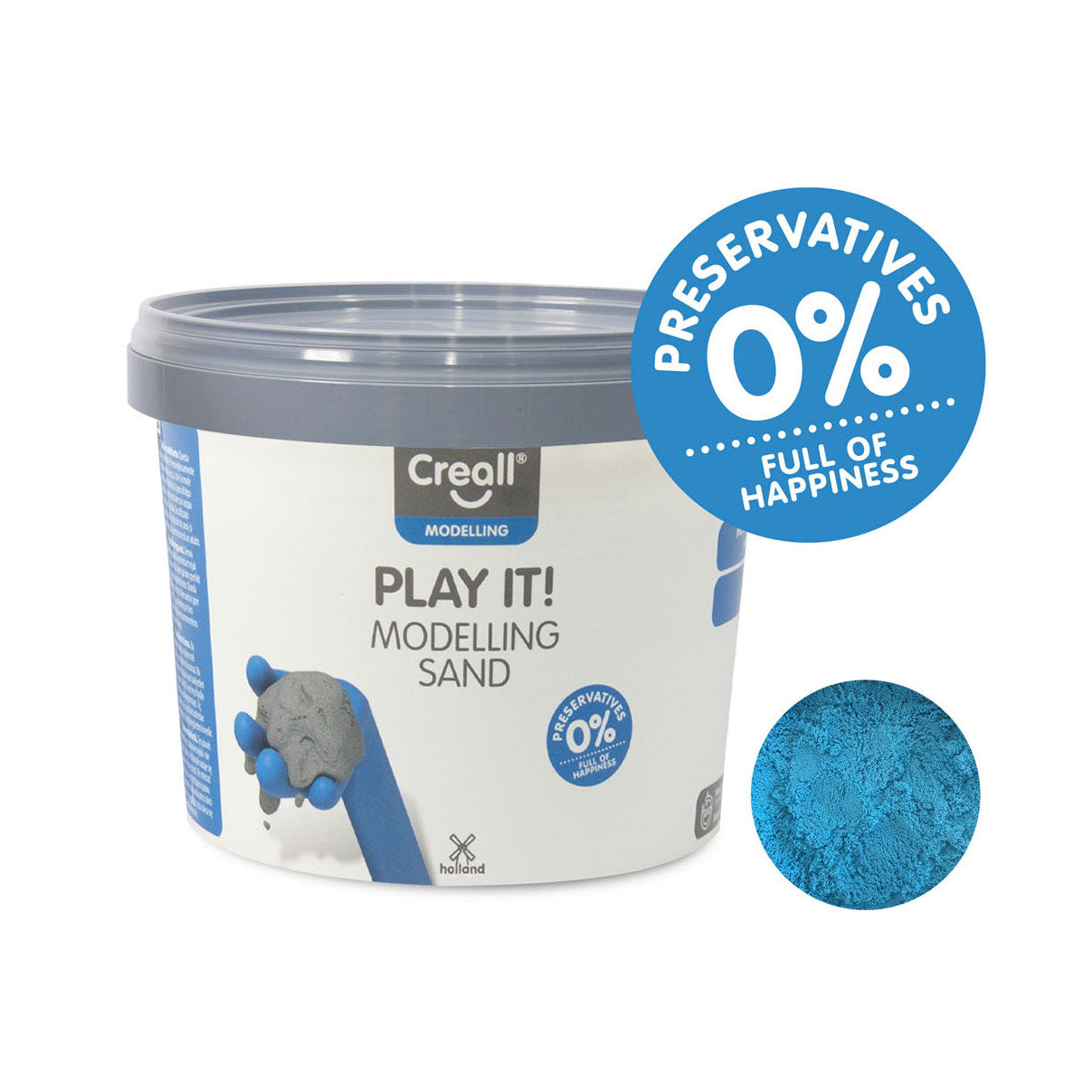 Creally Play It Speelzand Blue, 750gr.