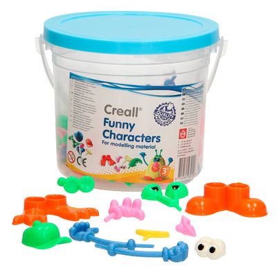Creall Funny Personnages Klei Accessoires, 130dlg