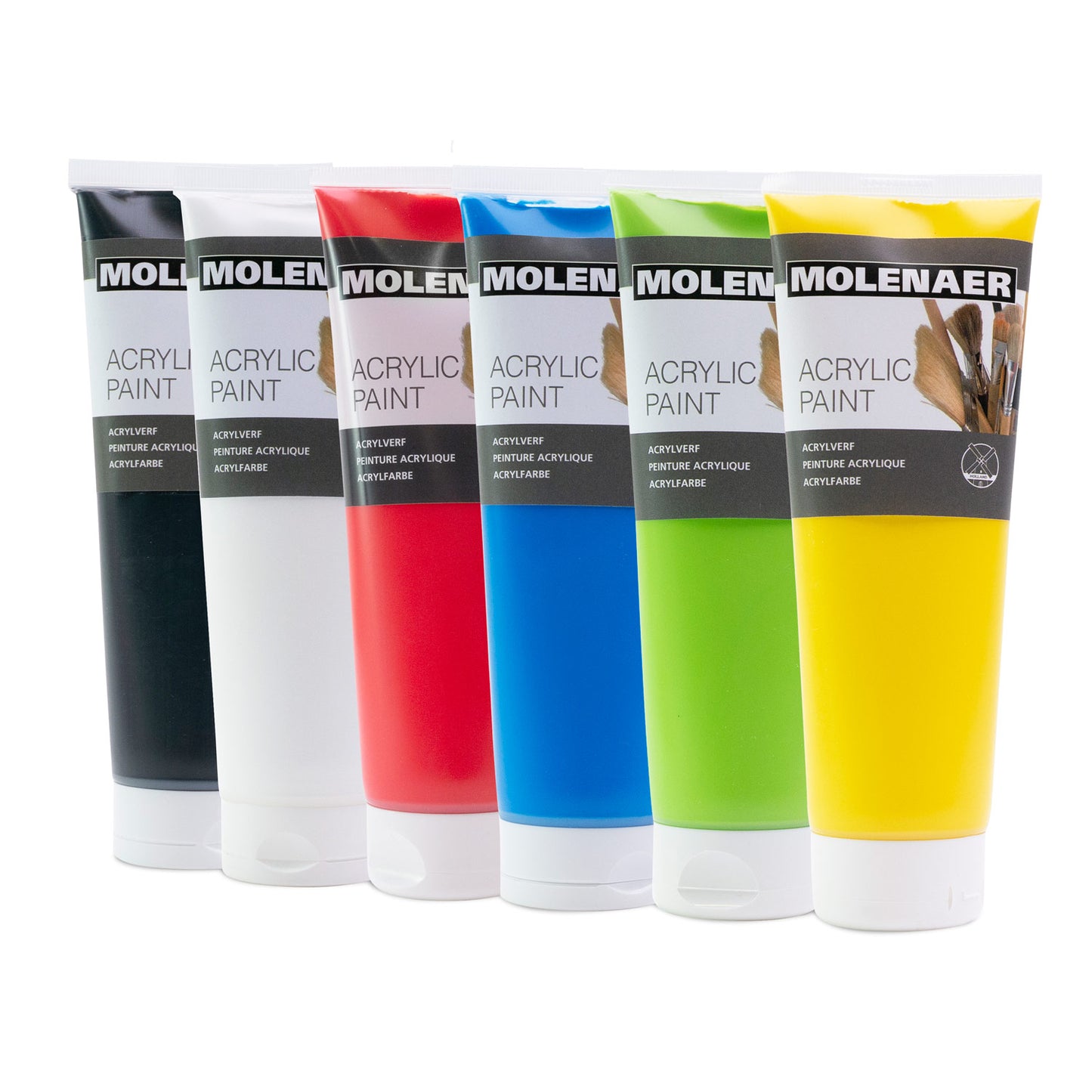Peinture acrylique Molenaer, 6x250 ml