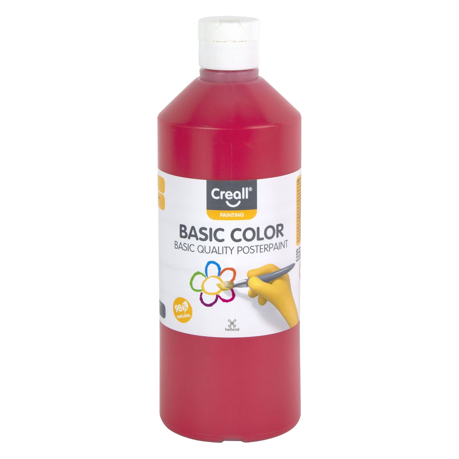 Peinture scolaire Creall rouge foncé - 500ml