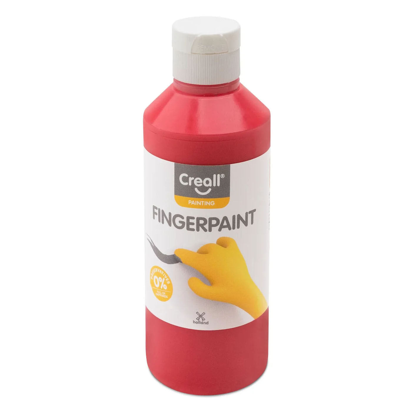 Creall peinture au doigt rouge sans conservation - 250ml