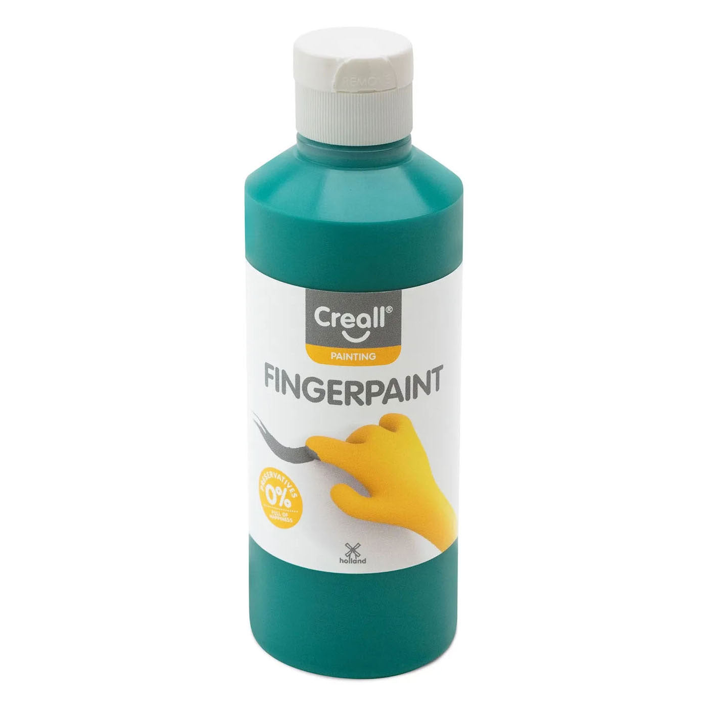 Creall peinture au doigt sans conservation vert - 250ml