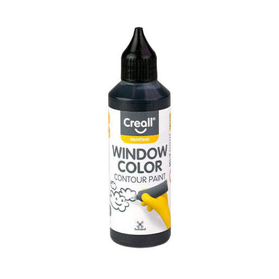 Creall peinture pour vitres contour noir - 80ml