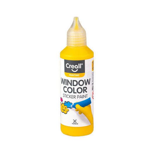 Peinture pour vitres Creall jaune citron - 80ml