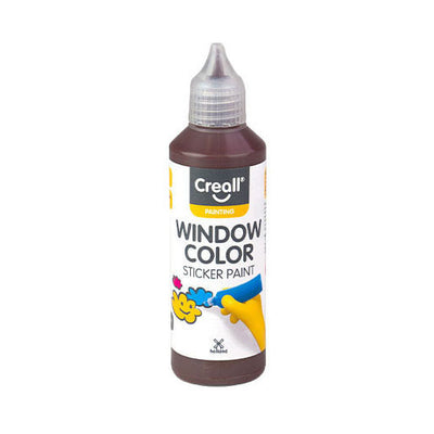 Peinture pour vitres Creall marron - 80ml