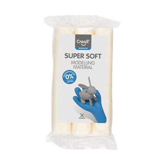 Creall argile supersoft blanche sans conservation - 500gr.