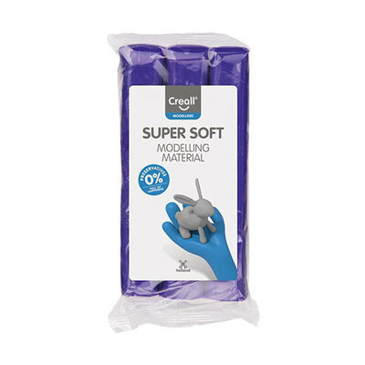 Creall argile supersoft sans conservation violette - 500gr.