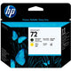 Tête d'impression hp c9384a noir mat, jaune
