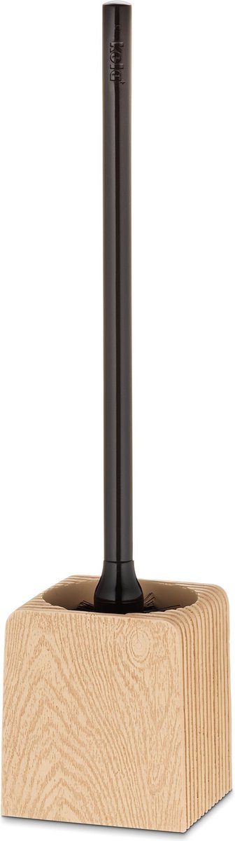 Kela porte-brosse de toilette, effet bois - | Kaiu